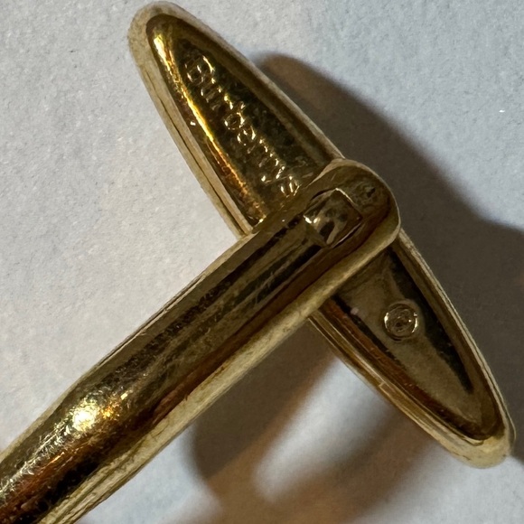 BURBERRY Nova Check Cuff Links🔥AMAZING Vintage Condition🔥RARE🔥Heirloom Piece🎄🎁👀 - Picture 8 of 11